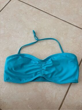 Turquoise Bandeau Bikini Top size L